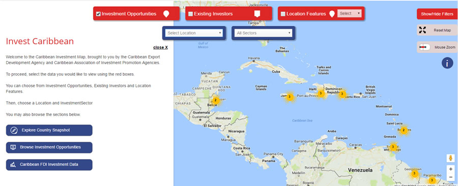 Investment Map Quick Access